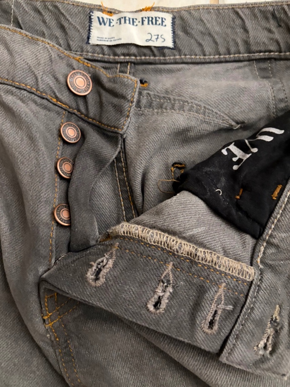 We The Free Good Luck Mid-Rise Barrel Jeans
